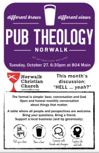 Pub Theology flyer